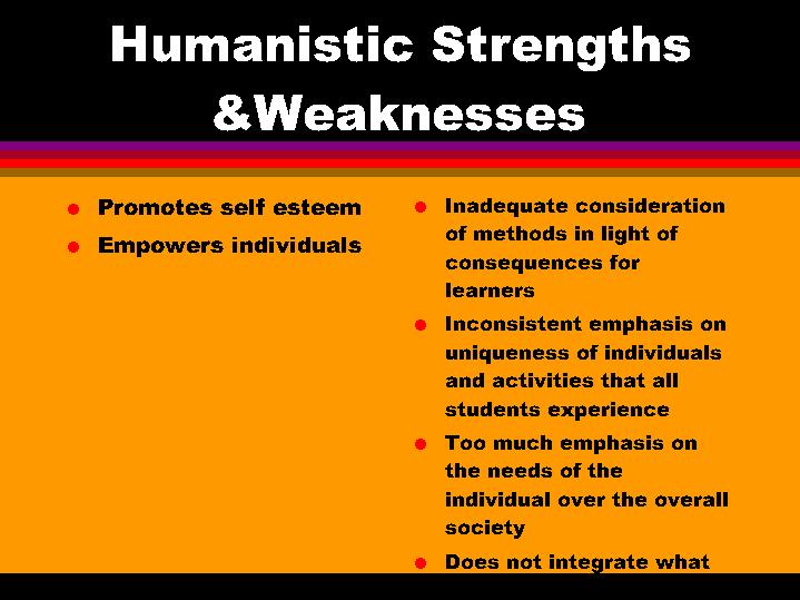 humanistic-strengths-weaknesses